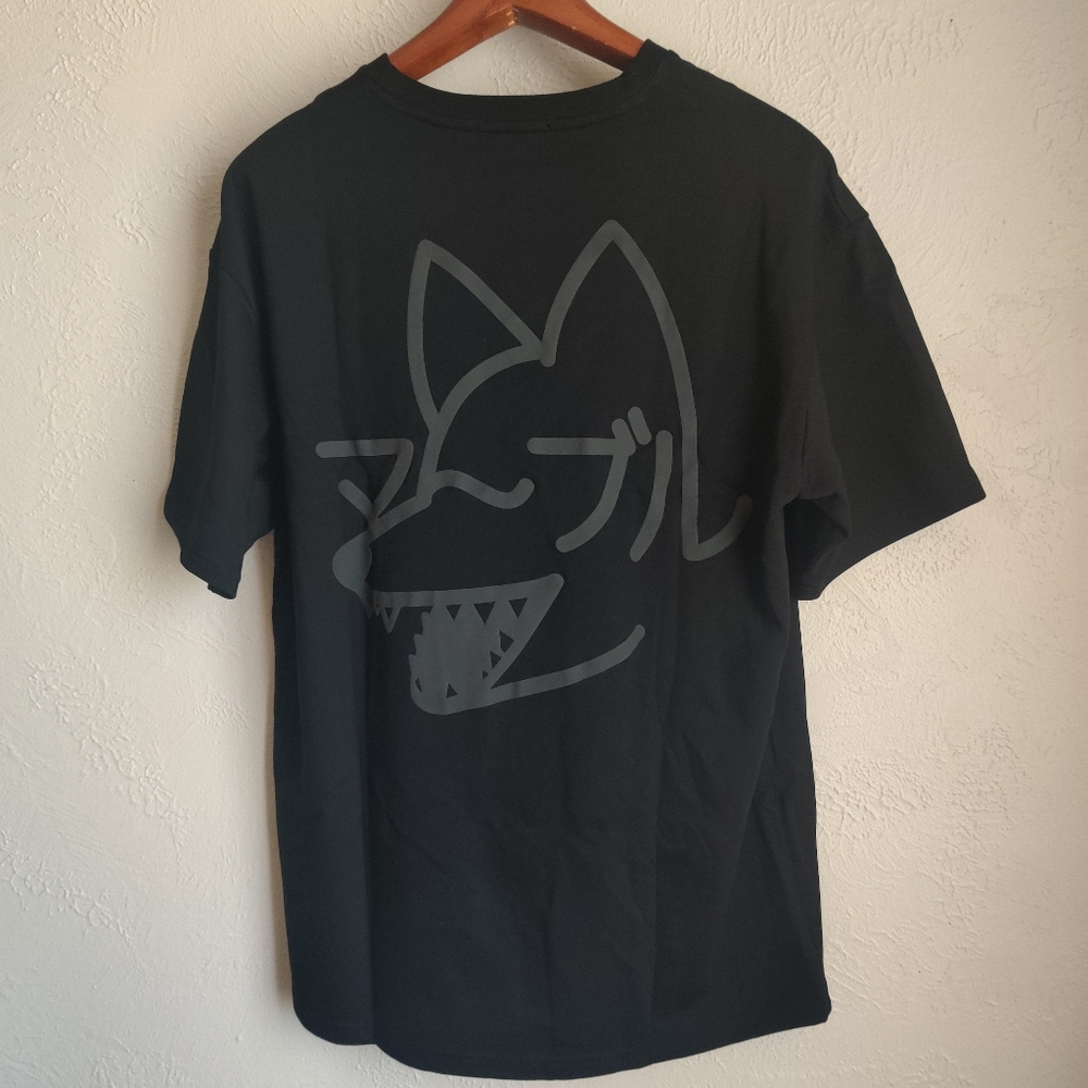Marble Soda Marble Wolf Graphic Print T Shirt